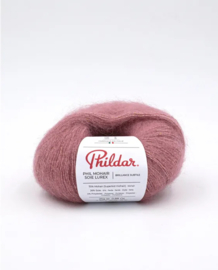 Phildar Mohair Soie Lurex Vieux Rose