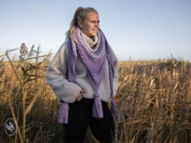 Purple Faded Shawl