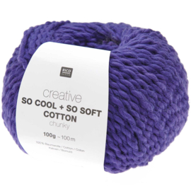 Rico Design Creative So Cool + So Soft Katoen chunky  violet