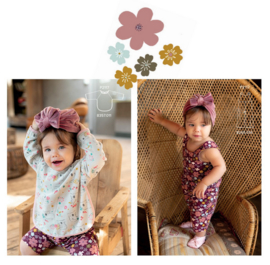 Jersey GOTS Flowers and Hearts 014
