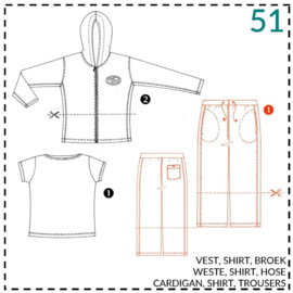 Patroon ABACADABRA Sweatvest (051)