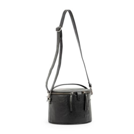 MUUD Enturn. Handgemaakt leren handwerkprojectentas 15x23cm - kleur black