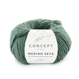 Katia Concept Merino Seta 64 - Eend blauw