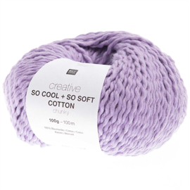 Rico Design Creative So Cool + So Soft Katoen chunky LILAC