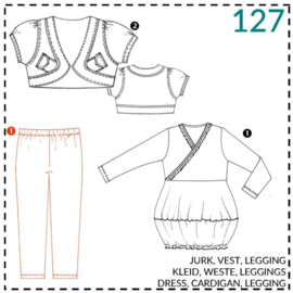 Patroon ABACADABRA Basic legging (0127)