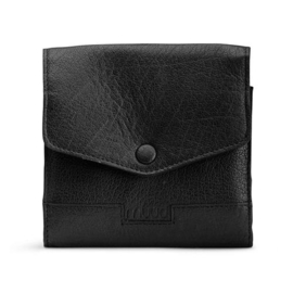 MUUD Civ. Handgemaakt leren etuit 14 x 14 cm - kleur black
