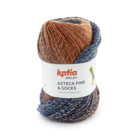 Azteca Fine Socks & More 24 - Blauw-Bruin