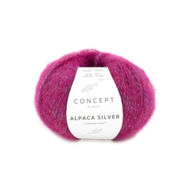 Katia Concept Alpaca Silver 271 - Robijnrood-Zilver