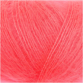 Rico Essentials Super Kid Mohair Loves  Silk 064 neon-rot