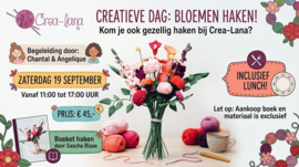 Workshop bloemen haken zaterdag 19 september