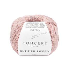 Katia Concept Summer Tweed 61 - Kauwgom roze