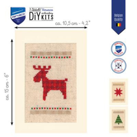 WENSKAART KIT KERSTMIS SET VAN 3