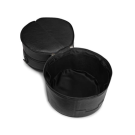 MUUD Bturn. Handgemaakt leren tas voor diverse projecten 27xØ25cm - kleur black