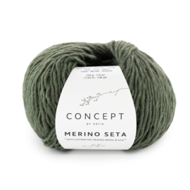 Katia Concept Merino Seta 59 - Militair groen