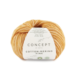 Katia Concept Cotton merino Fine 82 - Licht oranje