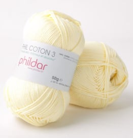Phildar coton 3 Poussin