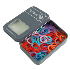 Durable 020.6005.19 Splitring steekmarkeerders 19mm, 50 stuks assorti kleuren