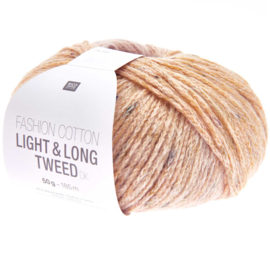 Fashion Cotton Light & Long Tweed dk zalm