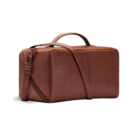 MUUD QB-4711 Cleo Midi - Schoudertas leer 17x30x15,5cm - kleur Rich Brown RBROWN