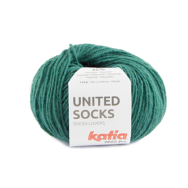 Katia United Socks 28 - Smaragd groen