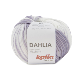 Katia Dahlia 104 - Geel-Medium paars