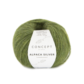 Katia Concept Alpaca Silver 278 - Varen groen-Zilver