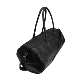MUUD Drew XL. Handgemaakt leren weekendtas 60xØ34 - kleur black