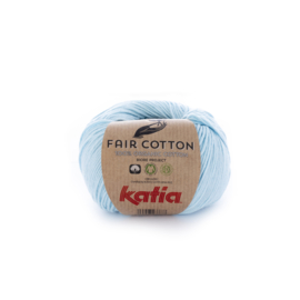 Katia Fair Cotton 8 - Licht hemelsblauw