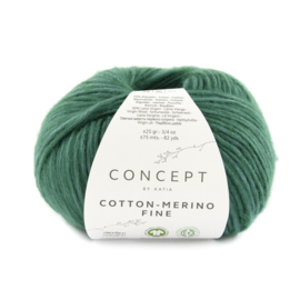 Katia Concept Cotton merino Fine 93 - Opaalgroen