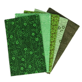 TISSU DE MARIE FAT QUARTER BUNDLES - ENCHANTED EMERALD