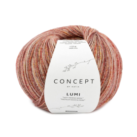 Katia Concept Lumi Socks 251 - Oker-Bruin-Rood