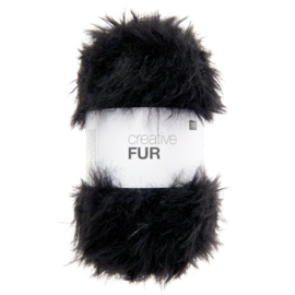 Rico Design Fur 009 Zwart