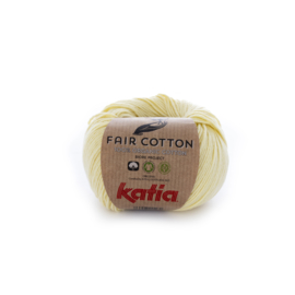 Katia Fair Cotton 7 - Licht geel
