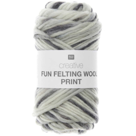 Rico Design Creative Fun Felting Wool Print stones