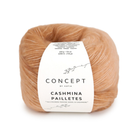 Katia Concept Cashmina Pailletes 101 - Zalm-Roest bruin