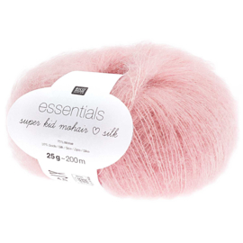 Rico Essentials Super Kid Mohair Loves  Silk 044 Pink