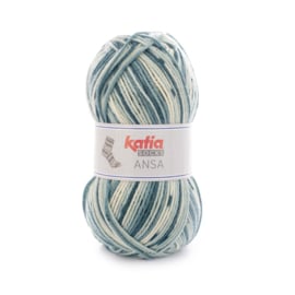 Katia Ansa Socks 83-Groenblauw