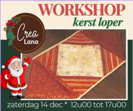 Workshop Kerstloper 14 December