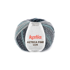 Katia Azteca Fine Lux 405 - Blauw-Smaragdroen-Licht grijs