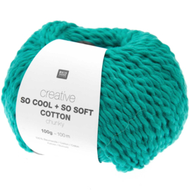 Rico Design Creative So Cool + So Soft Katoen chunky  turquoise