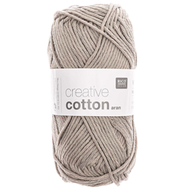 Rico Creative Cotton Aran 52 Pearlgrey