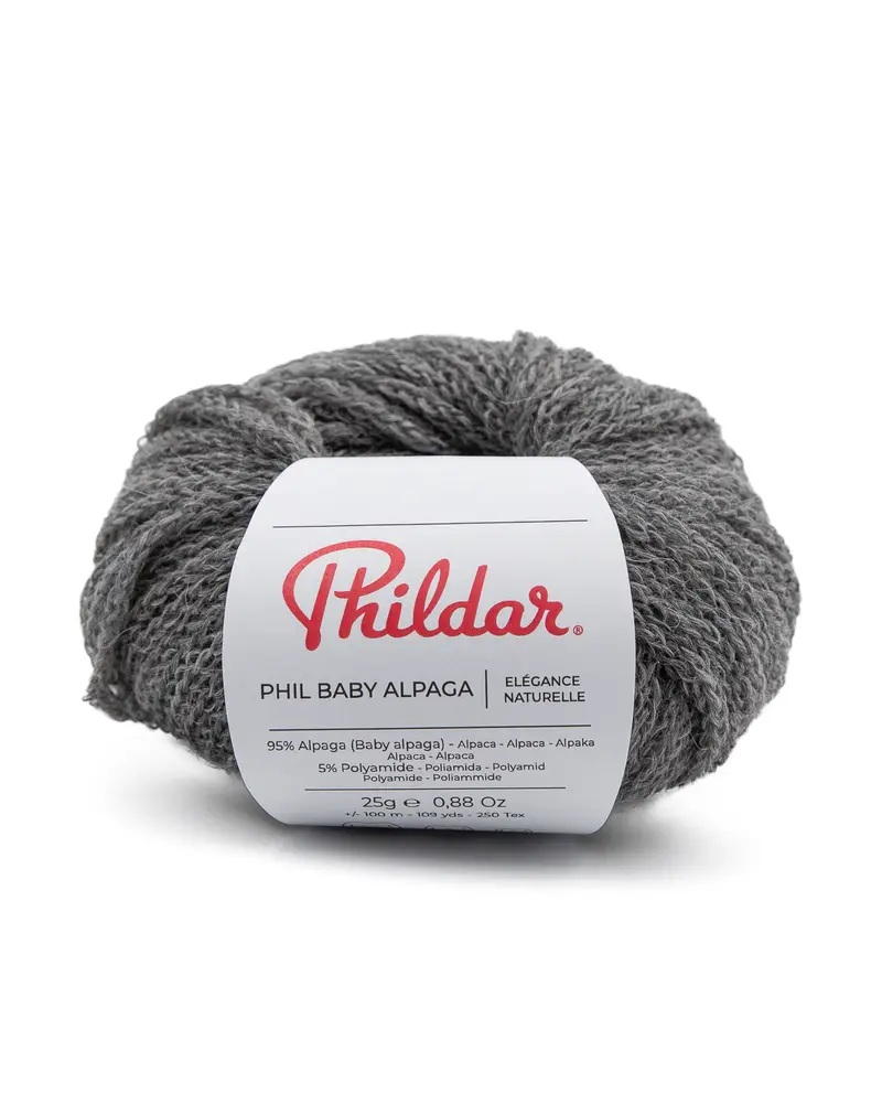 Phildar Baby Alpaca Anthracite