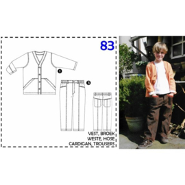 Patroon ABACADABRA Broek met zakken (0083)