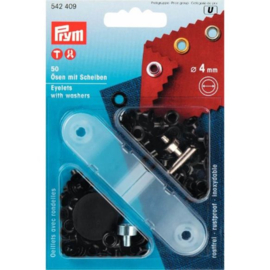 PRYM 542409 RINGEN MET SCHIJVEN 4MM BRONS