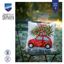 KRUISSTEEKKUSSEN KIT KERSTAUTO