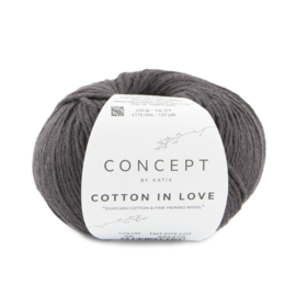 Katia Concept Cotton in Love 66 - Donker bruin