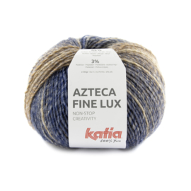 Katia Azteca Fine Lux 413 - Bruin-Oceaanblauw