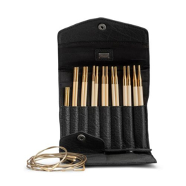 MUUD Civ. Handgemaakt leren etuit 14 x 14 cm - kleur black