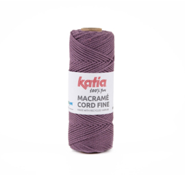 Katia Macramé Cord Fine 212 - Parelachtig paars