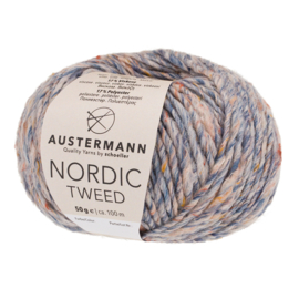 Austermann Nordic Tweed 07 luchtblauw